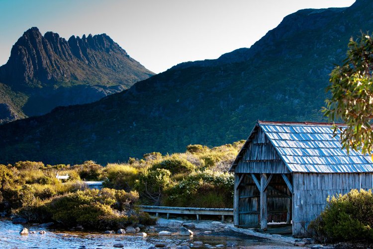 Boat Shed, Lake Dove and Cradle Mountain