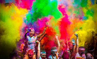 Get bold and bright with the Colour Run in Sydney.