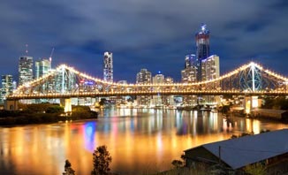 The Brisbane Story Bridge is an iconic landmark. 