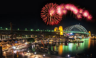 Celebrate the start of the New Year in Sydney. 